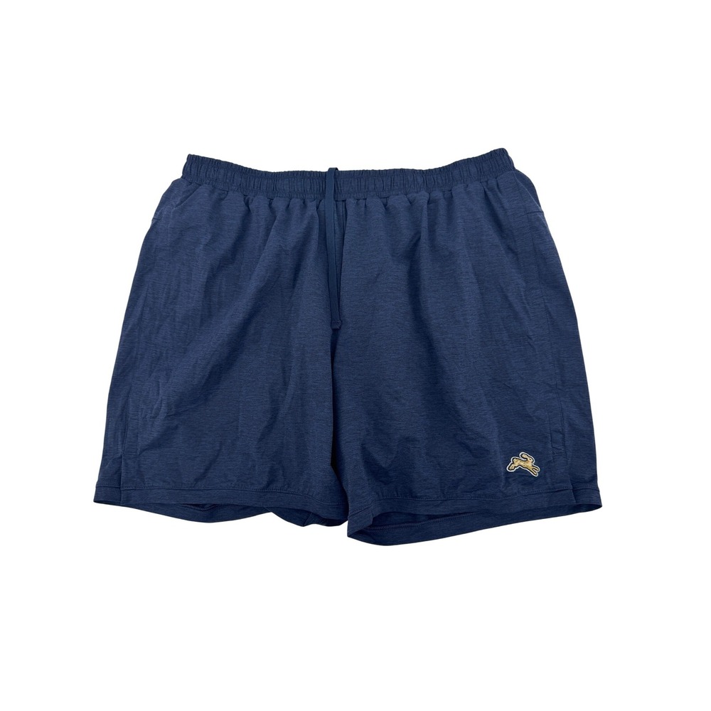 Tracksmith Running Shorts Mens Large Navy Blue 5 Inch Inseam Session Athletic